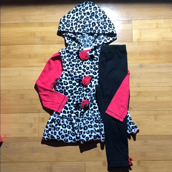 Kids Headquarters Other - Kids Headquarters 3pc Dalmatian set red/black 3T